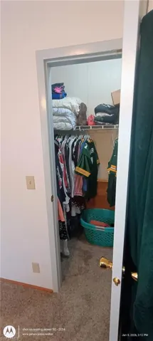 View of closet