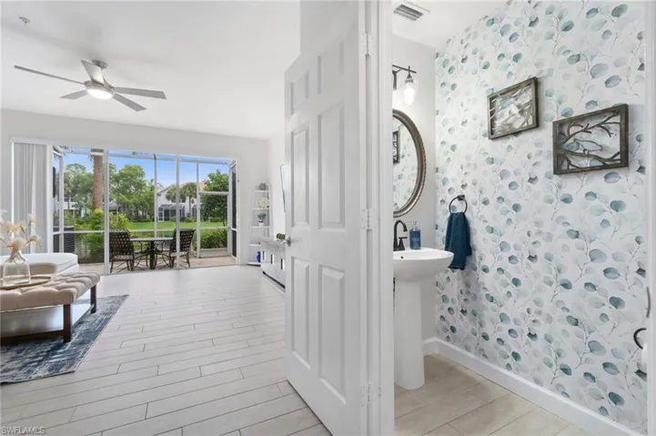 Downstairs half bath