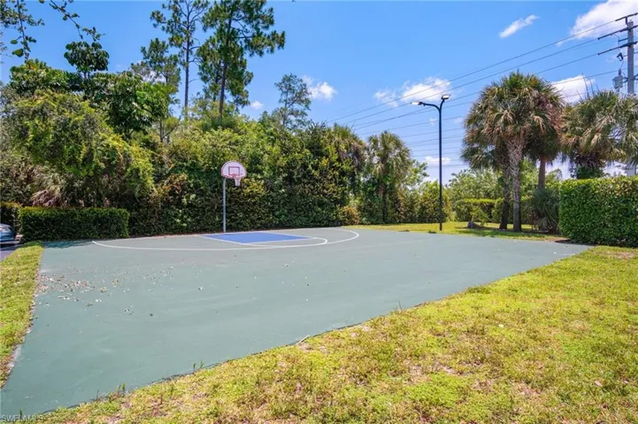 Community basketball court