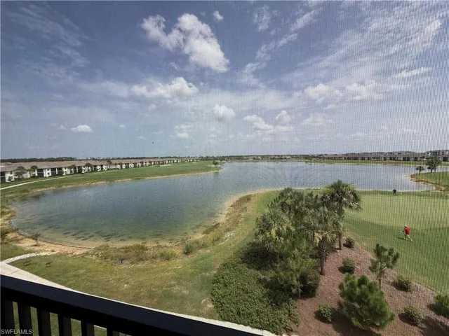 View of the golf course and water!