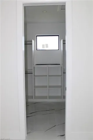 View of storage area