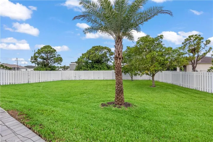 An oversized lot that offers endless possibilities for fun and relaxation.