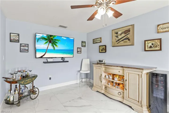 Versatile and private, this modern den is ideal for working from home or creating a quiet reading nook.