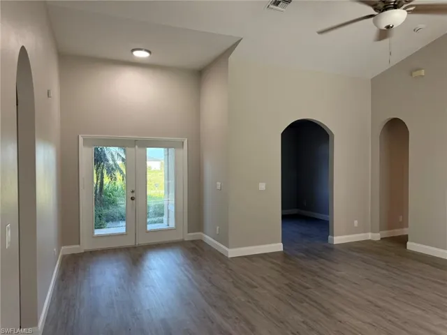 Entry Foyer and Den