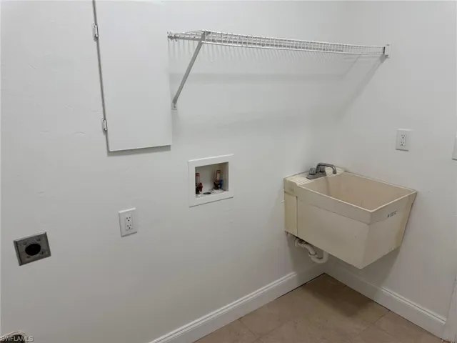 Laundry Room with Wash Sink
