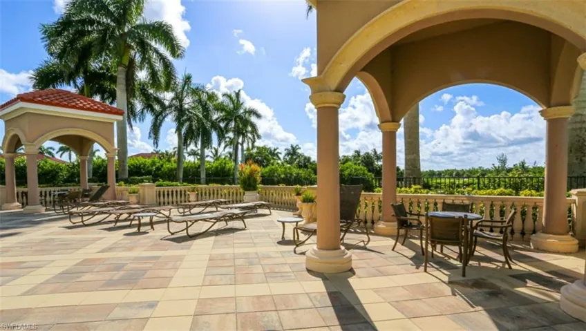 View of patio