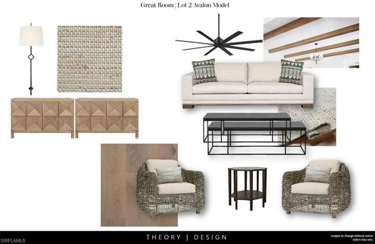 Design Concept By Theory Design. Colors and Design may vary.