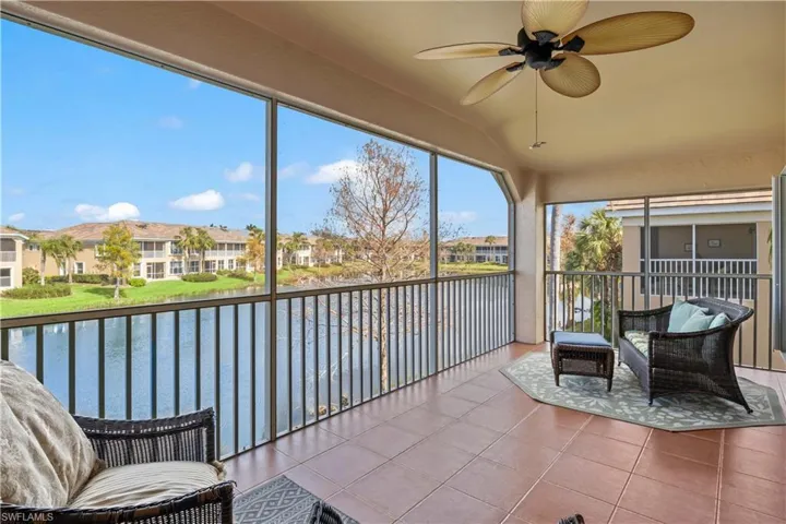 Enjoy unobstructed views of the tranquil lake and fountain!