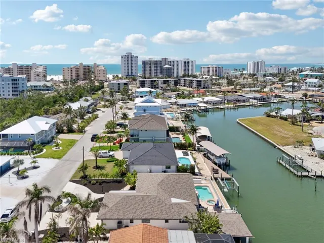 View of urban area featuring a large body of water