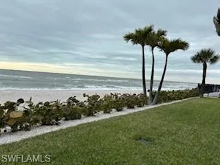 Beach Front view from property