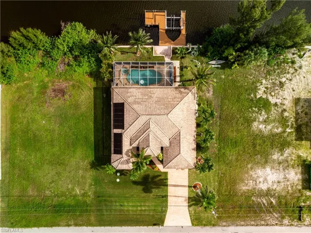 Aerial view of property and surrounding area