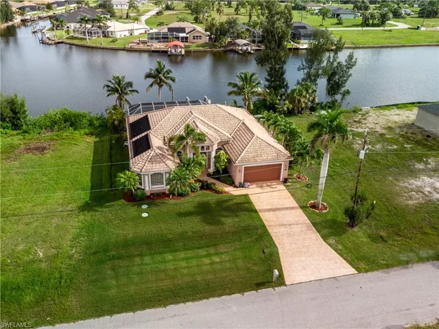 Aerial perspective of property