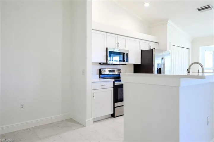 View from Dining Area to Kitchen
