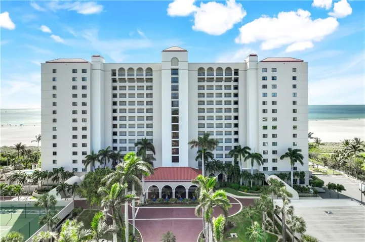 View of building exterior with a water view