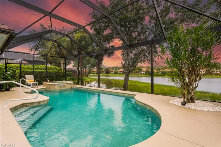 Water view with sunsets