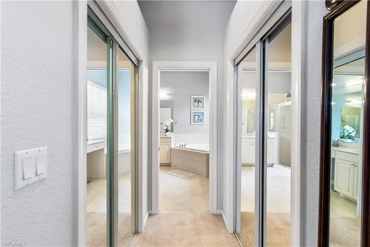 Two Primary closets