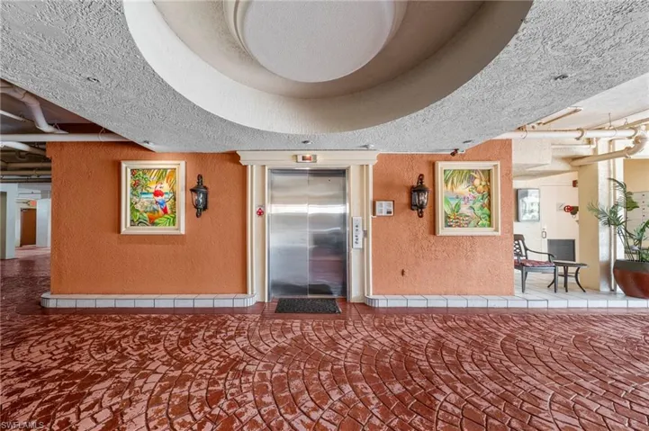 Garage with additional large storage closet & private access elevator