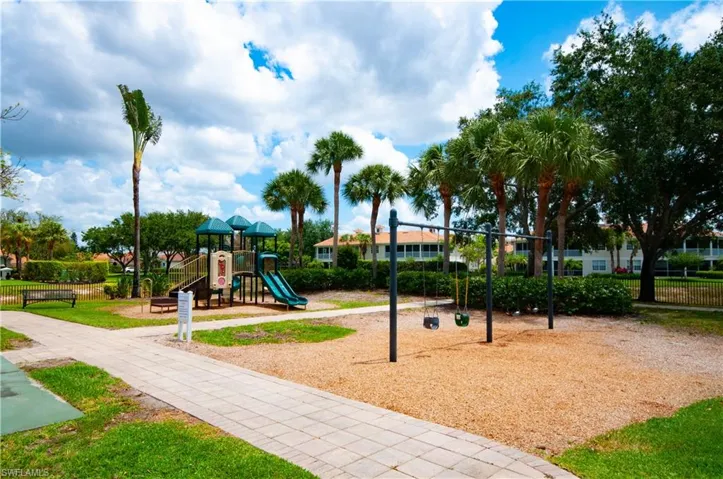 basketball and children's play area