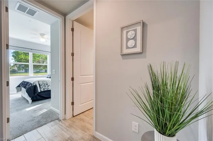 Corridor to guest bedroom