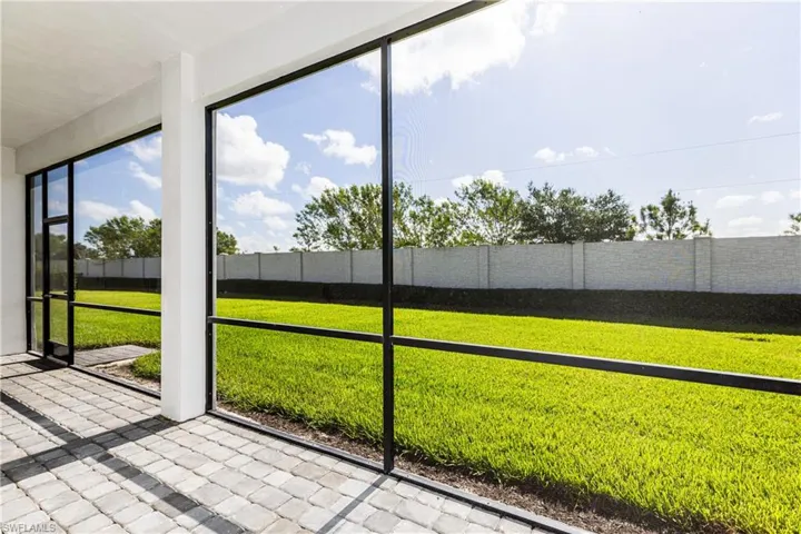 View of unfurnished patio