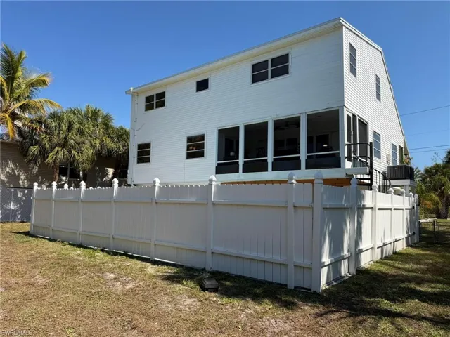 Rear view of property