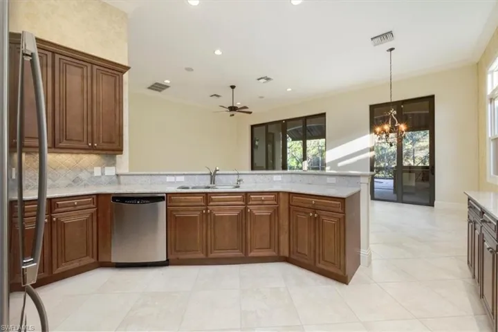 view from kitchen