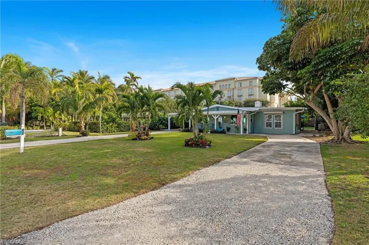 View of front of home with a front yard