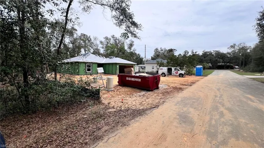 New home across the street from parcels