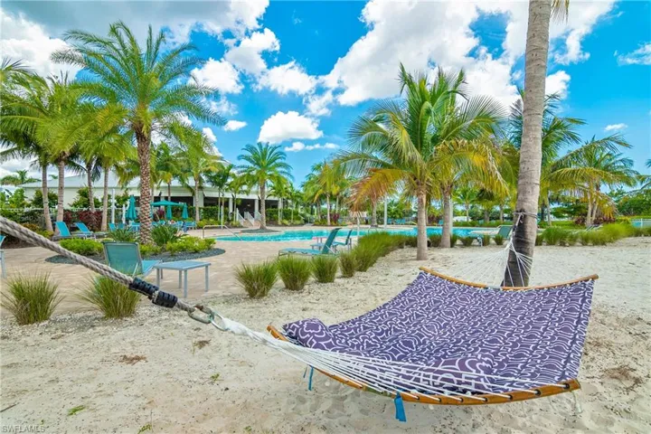community pool area