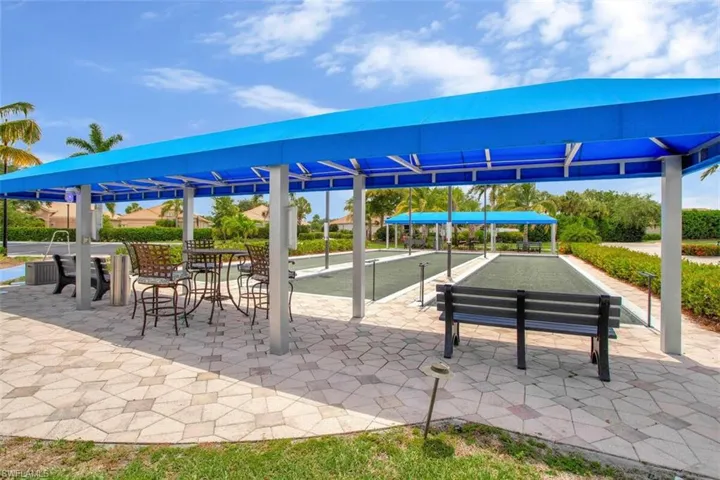 View of patio