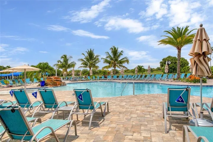 View of pool