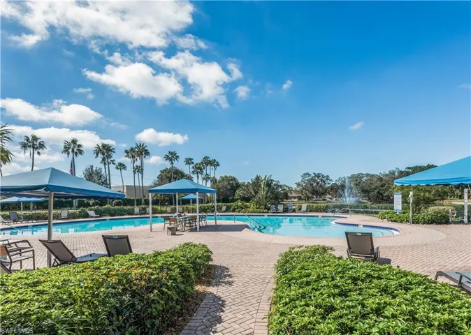 View of pool