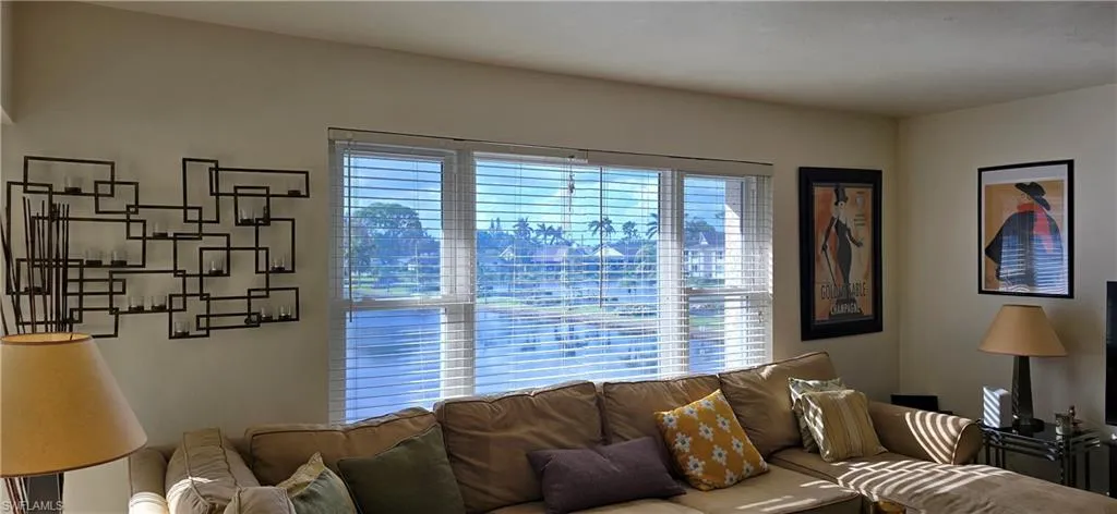 Living room with a wealth of natural light