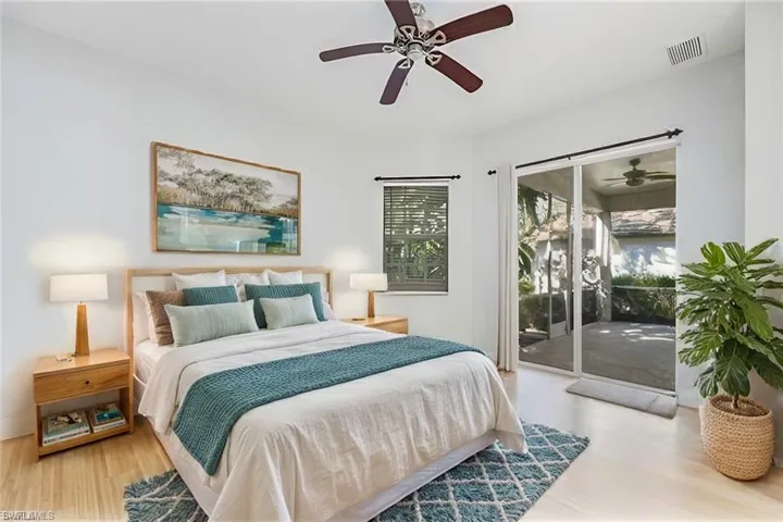 Virtually Staged Primary Bedroom