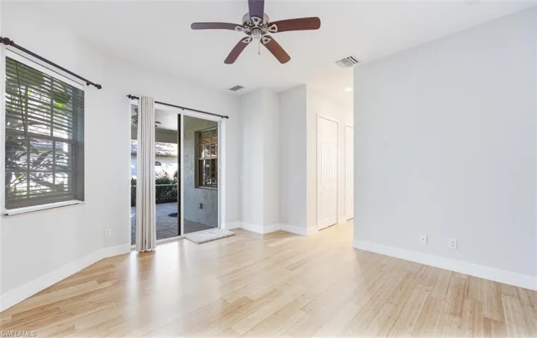 Master Bedroom with lanai access
