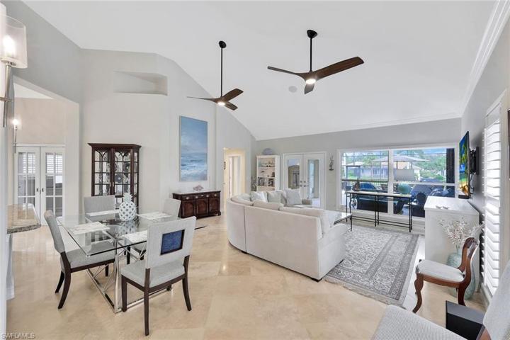 View of living/dining area from kitchen.