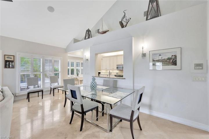 Gorgeous marble flooring throughout the main living area.