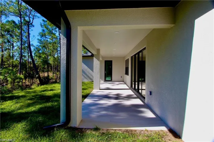 View of patio