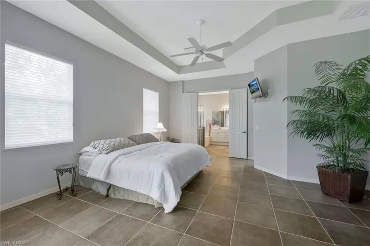 Primary Bedroom w/ Tray Ceiling