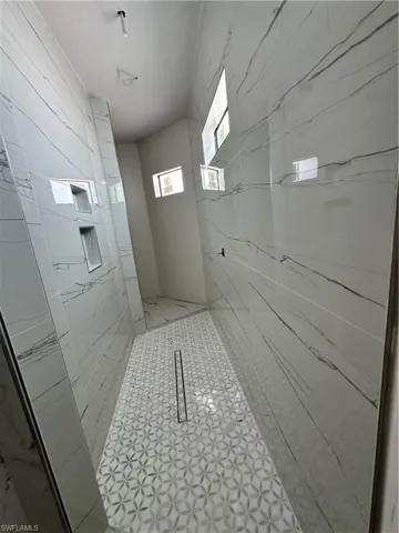 Master suite walking shower