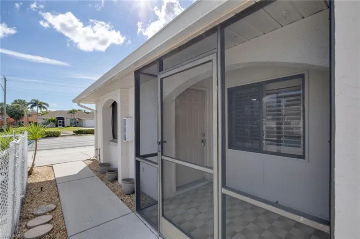 Entrance to property