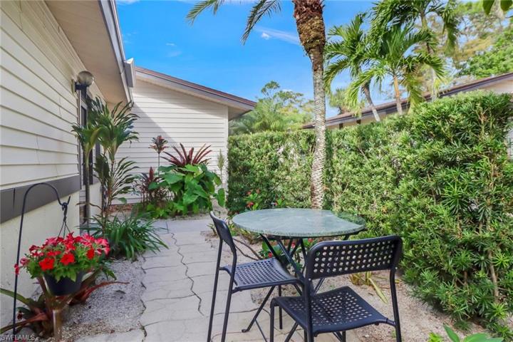 Perfect private patio in the front to enjoy the morning sunrise