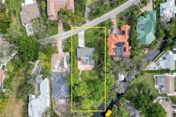 .74 acre lot