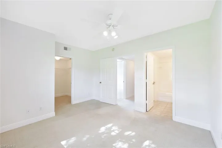Access guest bathroom from the second bedroom and the hallway.