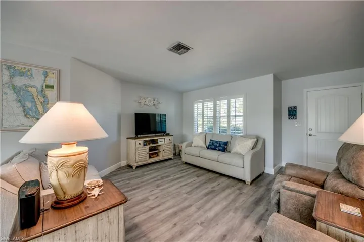 Living room featuring light hardwood / wood-style flooring