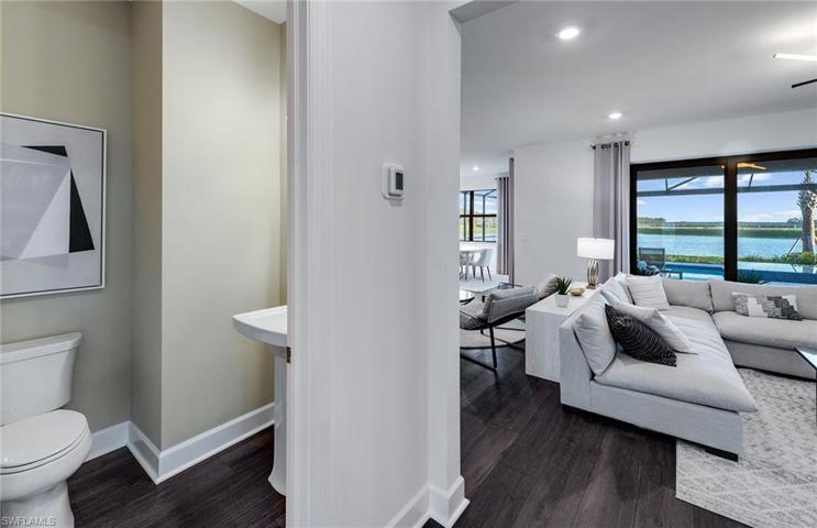 Photo of furnished model, options may vary.