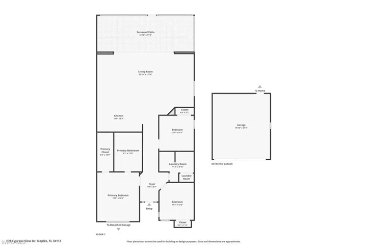 View of floor plan / room layout
