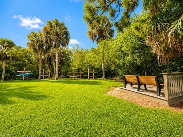 Walk out from your lanai and enjoy a cup of copy overlooking Spring Creek