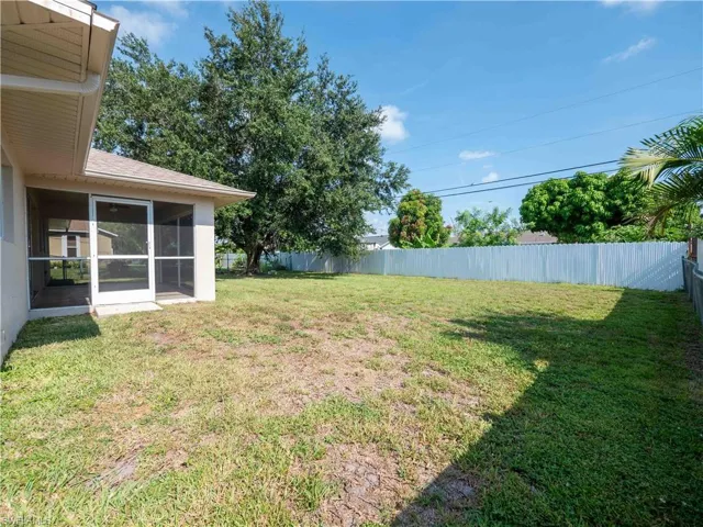 Fenced Yard