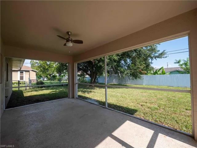 Large screened lanai